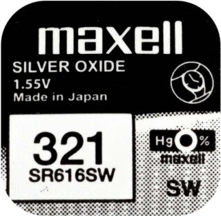 Maxell 321 SR616SW Düğme Pil kullananlar yorumlar